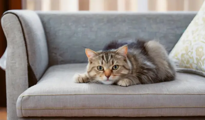 кіт на дивані